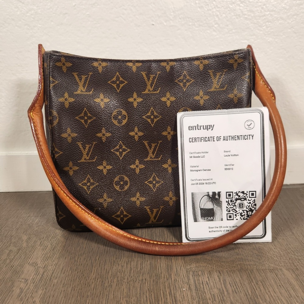 Louis Vuitton Monogram Looping MM Shoulder Bag COA Great Condition